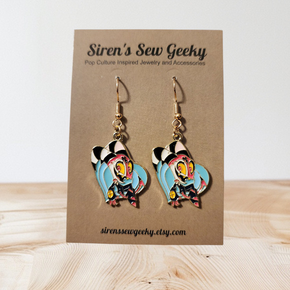 Helluva Boss Blitzo Charm Earrings - Picture 1 of 1